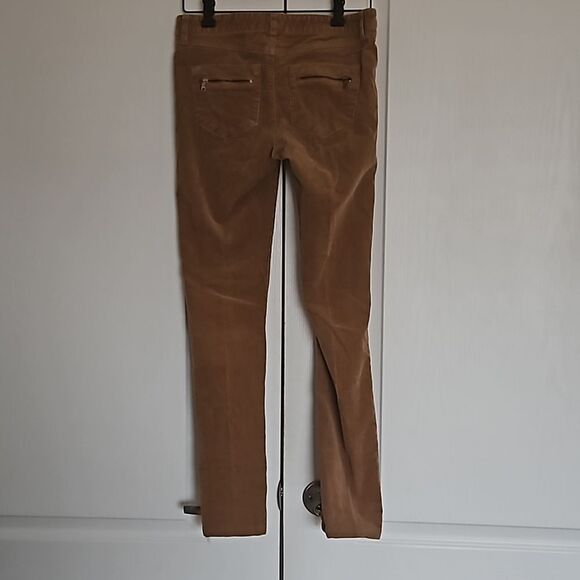 Club Monaco Women's Corduroy Low-Rise Skinny Pants Brown Size 0 - Picture 3 of 16